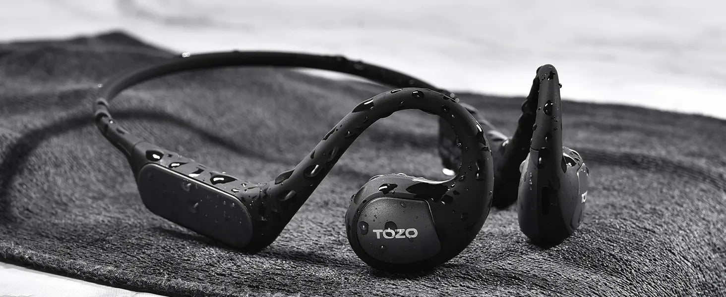 TOZO OpenReal True Wireless Earbuds Open-ear Design for Comfortable All-day Listening