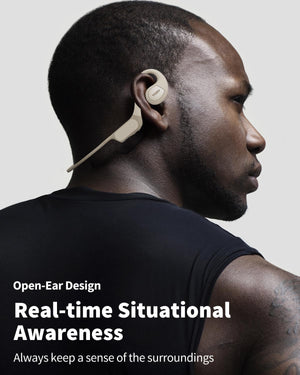 TOZO OpenReal True Wireless Earbuds Open-ear Design for Comfortable All-day Listening