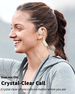 TOZO OpenReal True Wireless Earbuds Open-ear Design for Comfortable All-day Listening