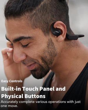 TOZO OpenReal True Wireless Earbuds Open-ear Design for Comfortable All-day Listening
