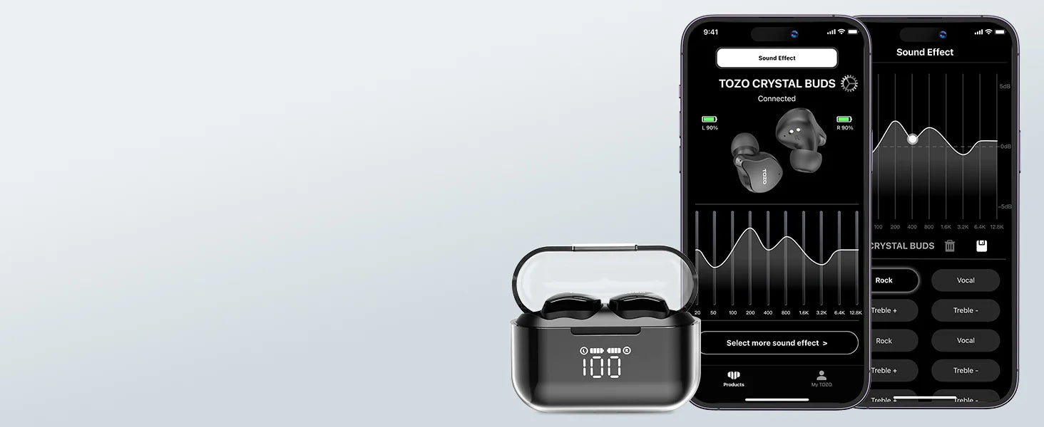 TOZO Crystal Buds