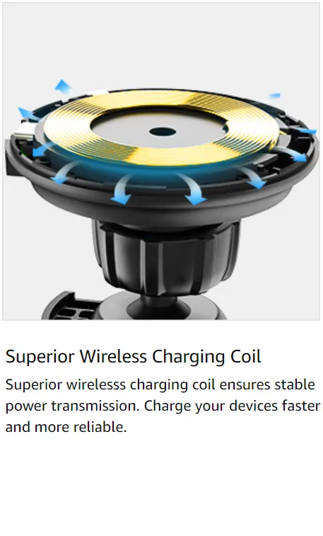 TOZO W8 Wireless Car Charger
