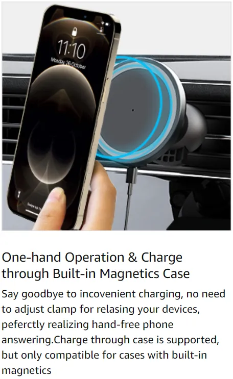 TOZO W8 Wireless Car Charger